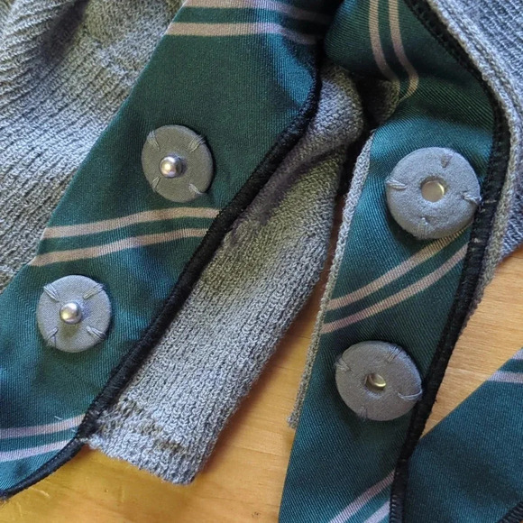 Marc Jacobs Wool Crewneck Silk Tie Button Up Size Size Small - Picture 12 of 17